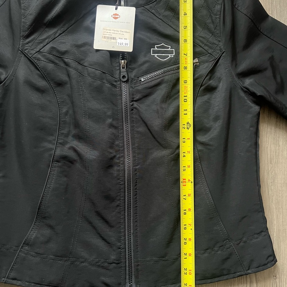 NWT Harley Davidson Water Resistant Biker
Moto Riding Jacket Crystals M - Picture 12 of 13